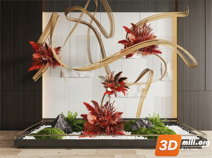 Lobby Decoration Skp Files 